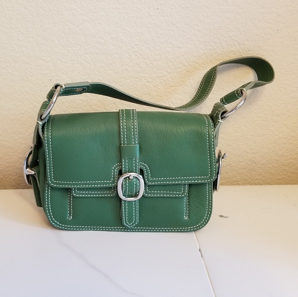 Green DKNY Shoulder Bag